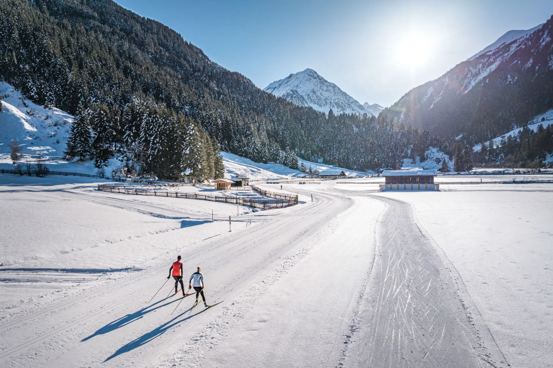 Langlauf im Stubai Langlaufen im Stubaital